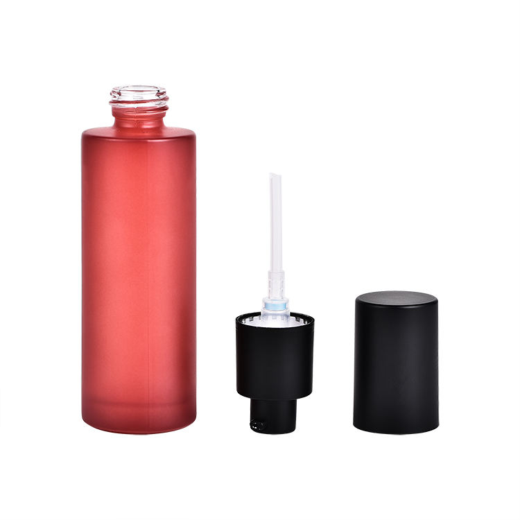 Body Wash Bottles Wholesale Round Glass Bottle Body Oil Bottles Diffuser Glass Bottle Sets